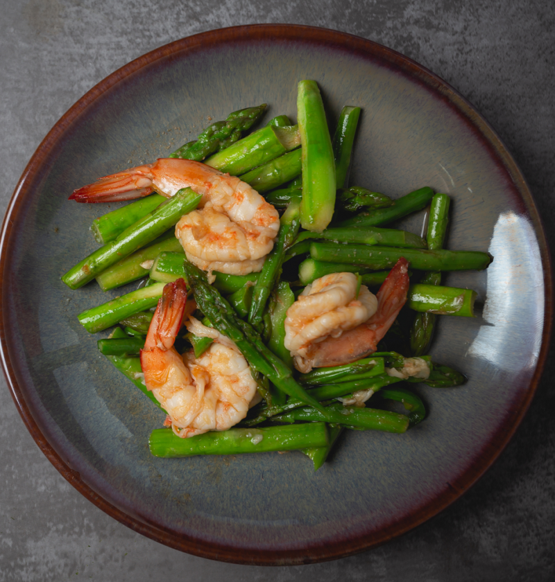 Garnelen und Spargel Rezept